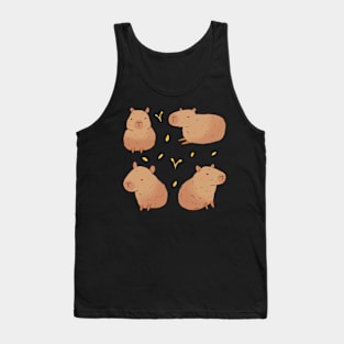 Cute capybaras illustration Tank Top